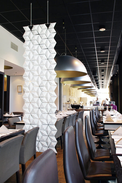 Facet Hanging Room Divider