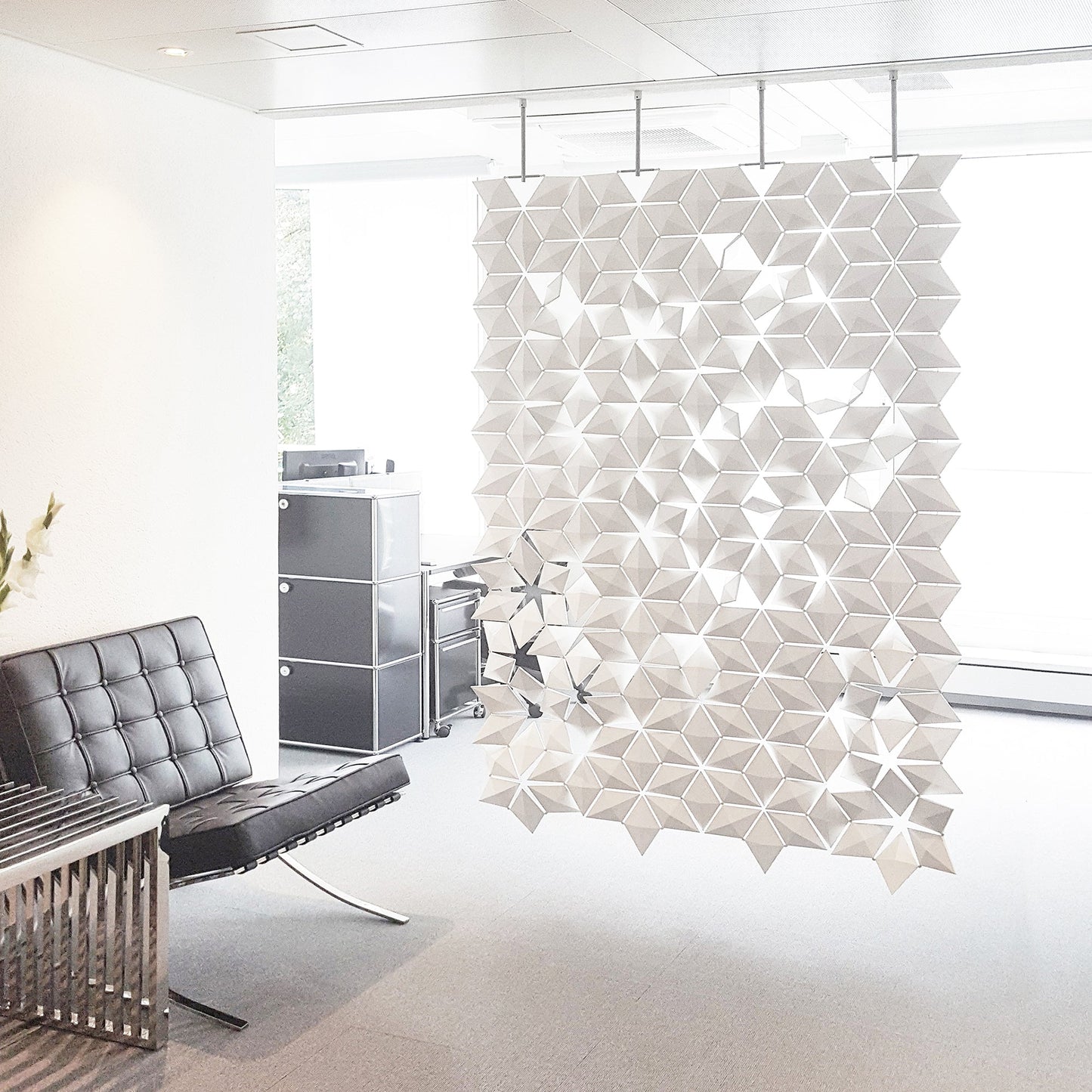Facet Hanging Room Divider