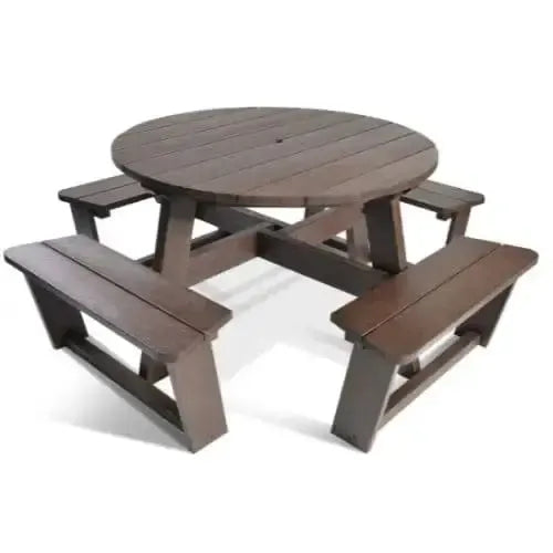 Family Hero Round Picnic Table-Contract Furniture Store for hospitality, leisure & commercial projects