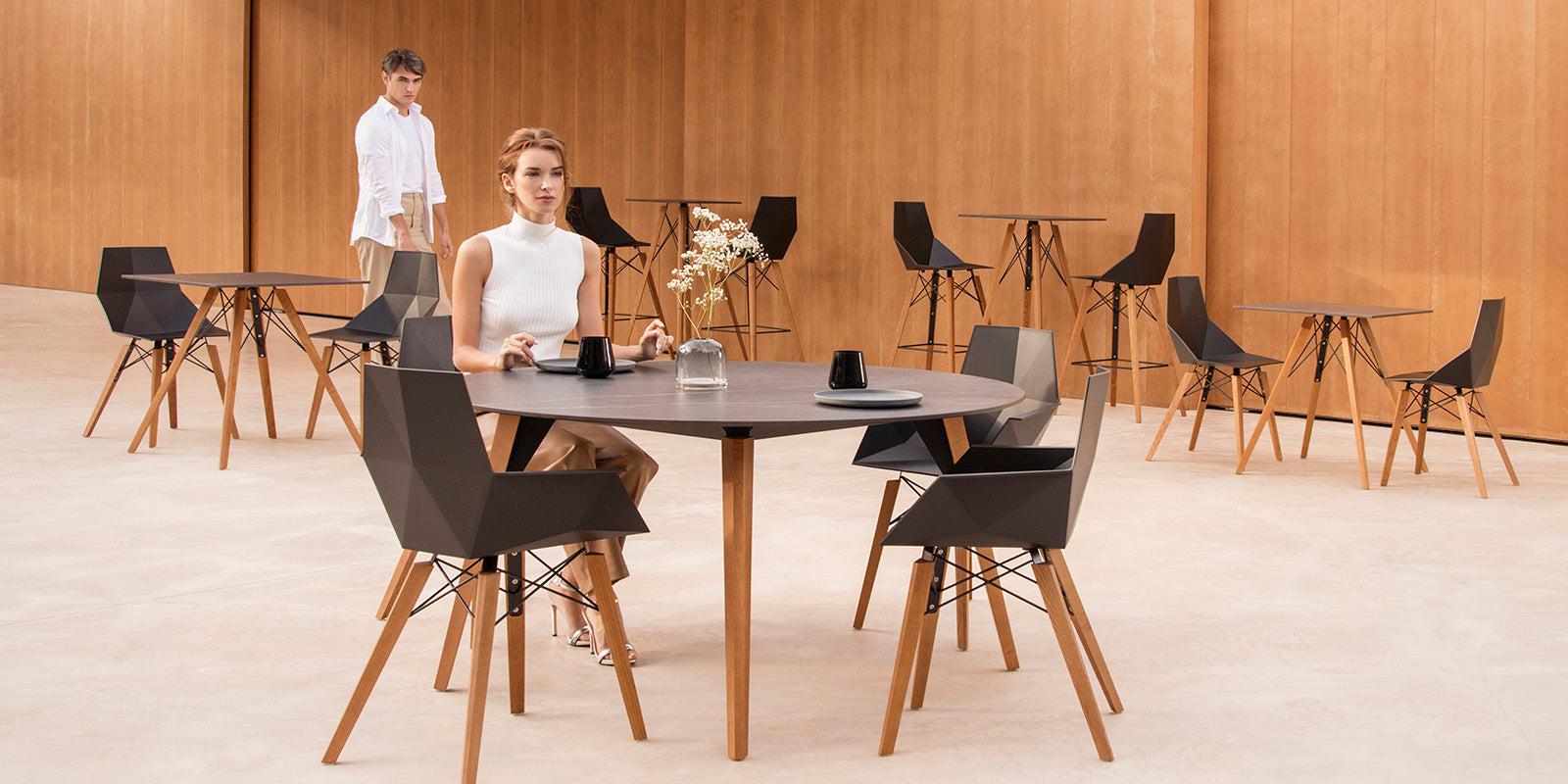 Faz Wood Dining Table-Contract Furniture Store for hospitality, leisure & commercial projects