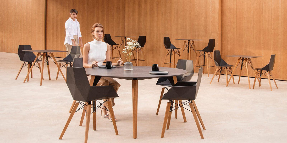 Faz Wood Dining Table-Vondom-Contract Furniture Store