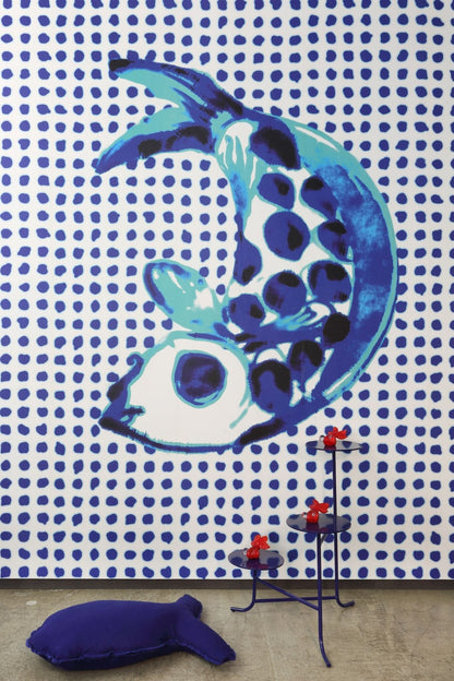 Fish & Dots Addiction Wallpaper PNO-01