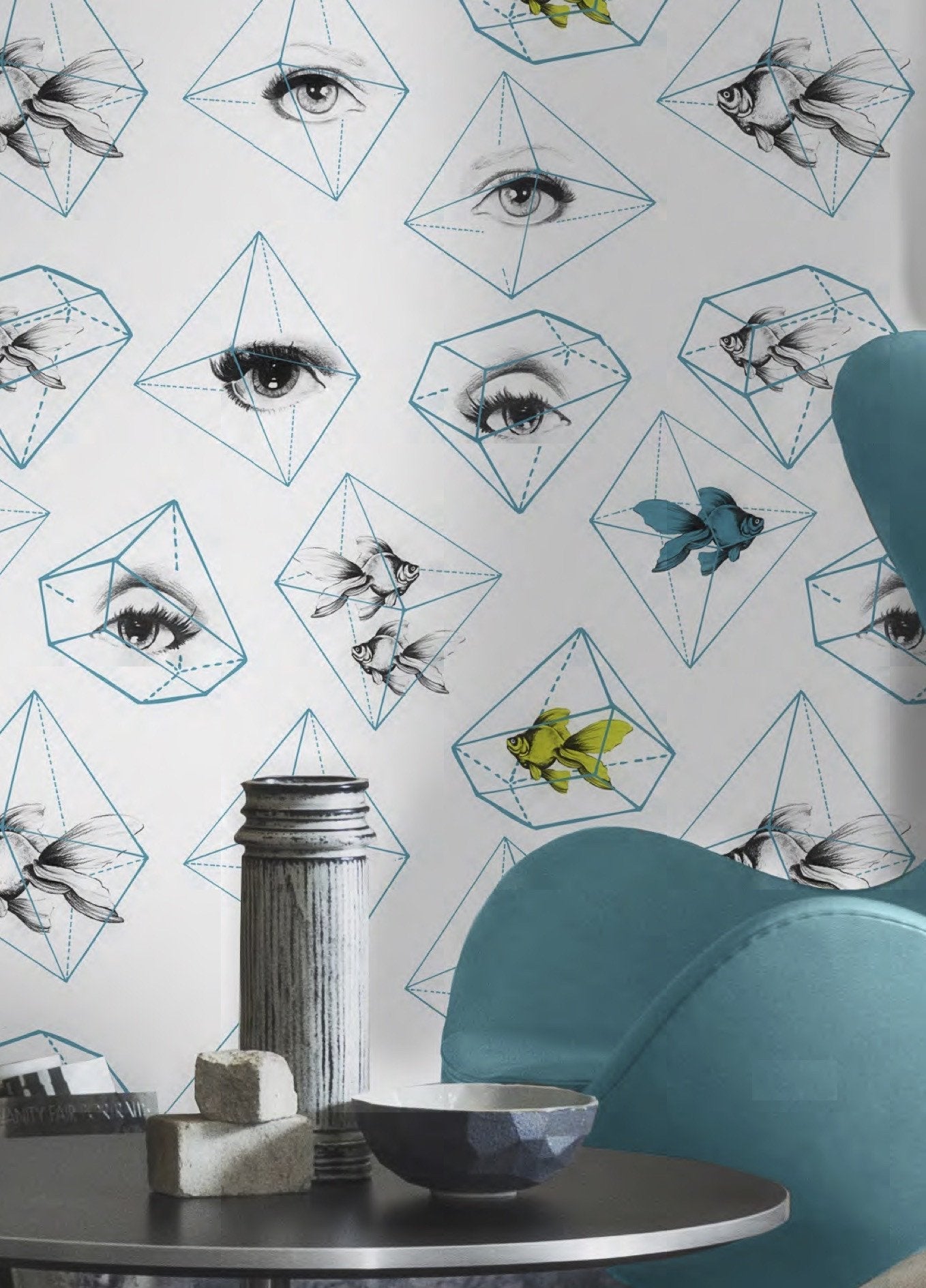 Fish Eye Wallpaper-Contract Furniture Store for hospitality, leisure & commercial projects