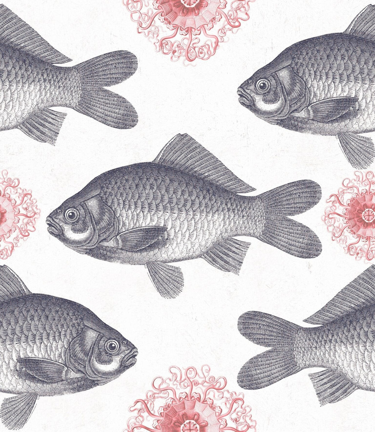 Fish Neutral Wallpaper-Mind The Gap-Contract Furniture Store