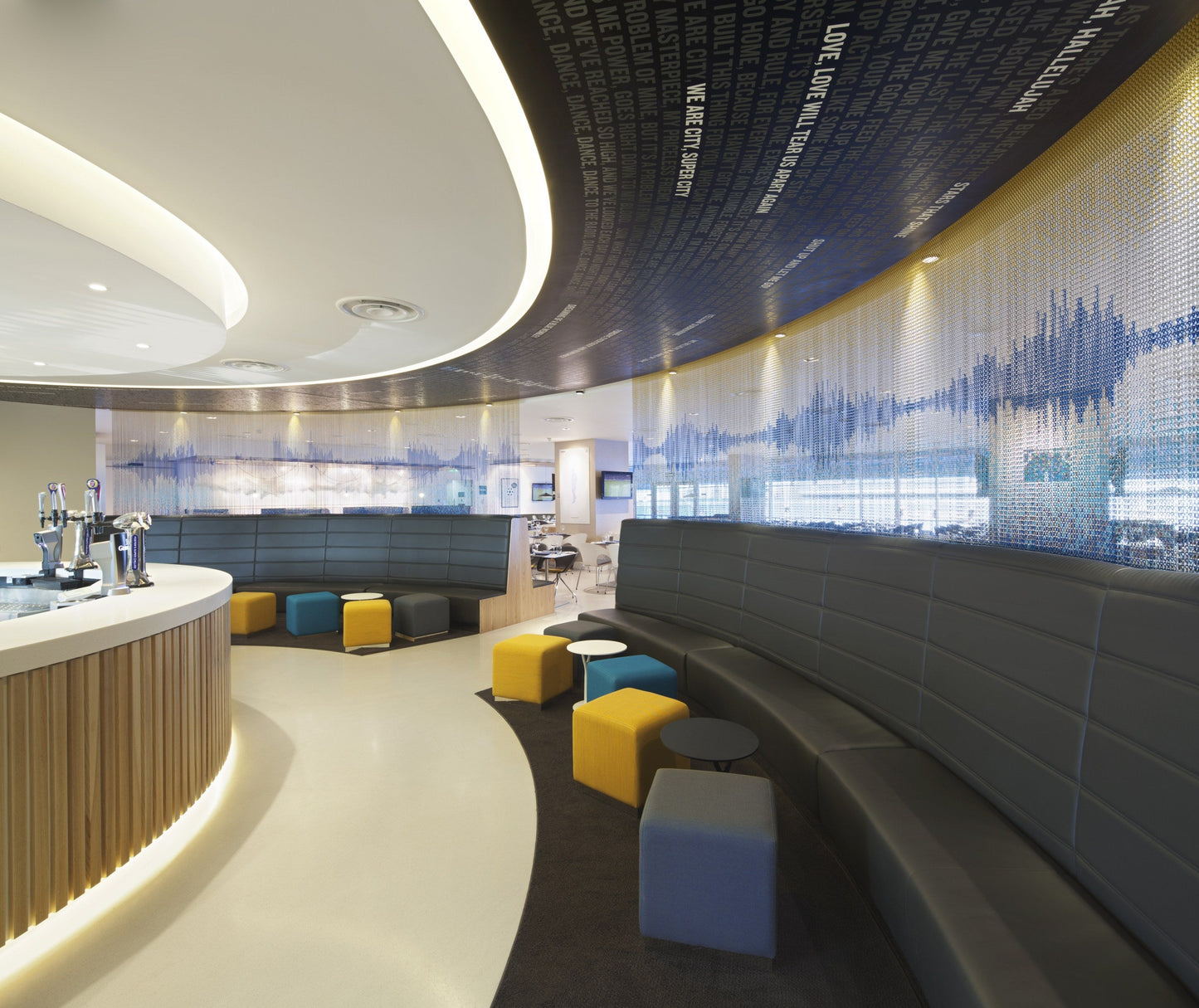 Fixed Seating Chain Divider-Contract Furniture Store for hospitality, leisure & commercial projects