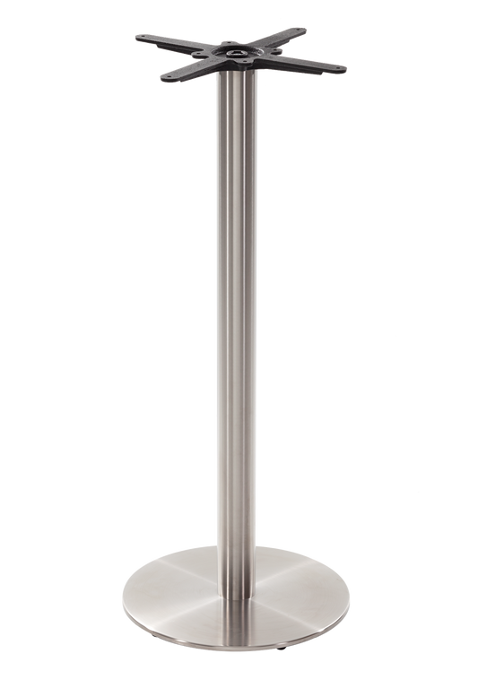 Flat Round SS Poseur Base-Contract Furniture Store for hospitality, leisure & commercial projects