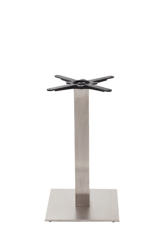 Flat Square SS Dining Base-Contract Furniture Store for hospitality, leisure & commercial projects