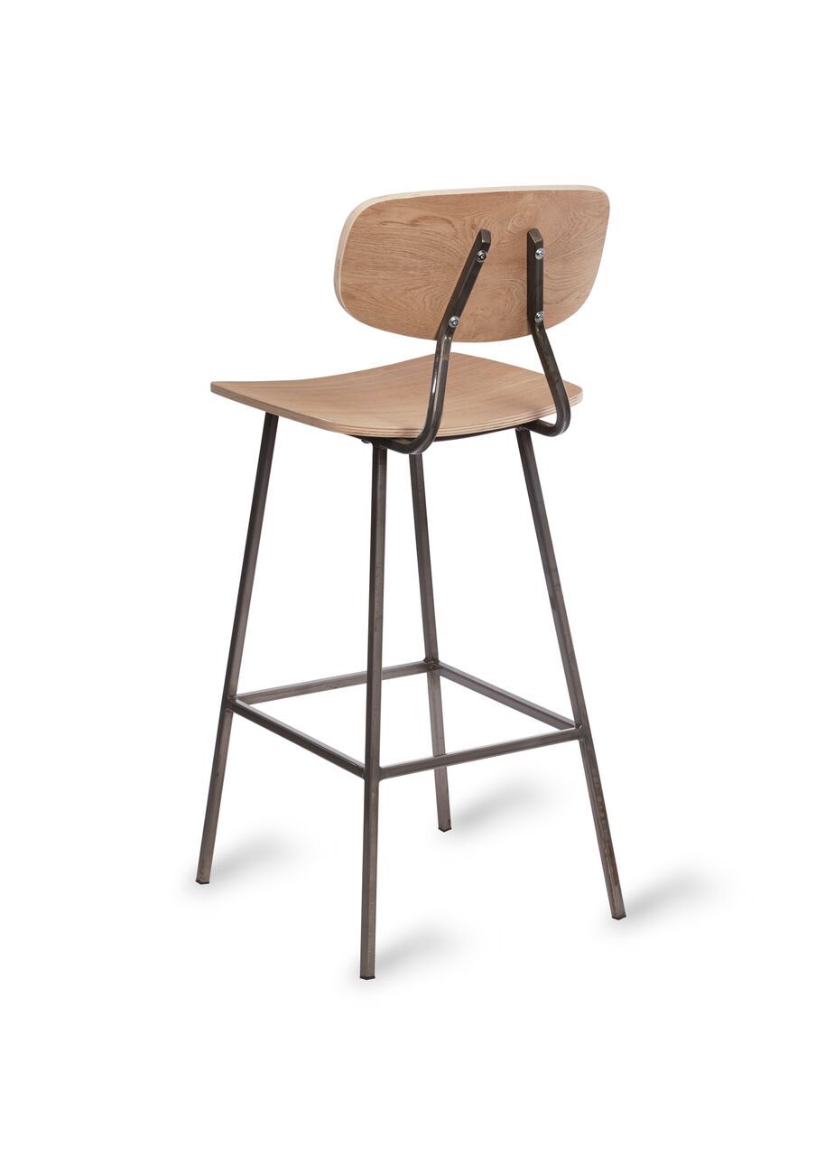 Florence High Stool c/w Metal Legs-Global Leisure-Contract Furniture Store