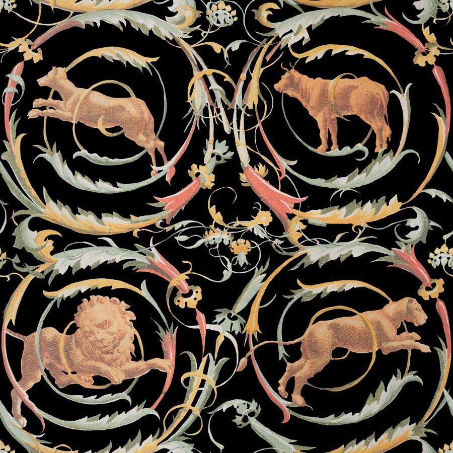 Fresce Anthracite Wallpaper