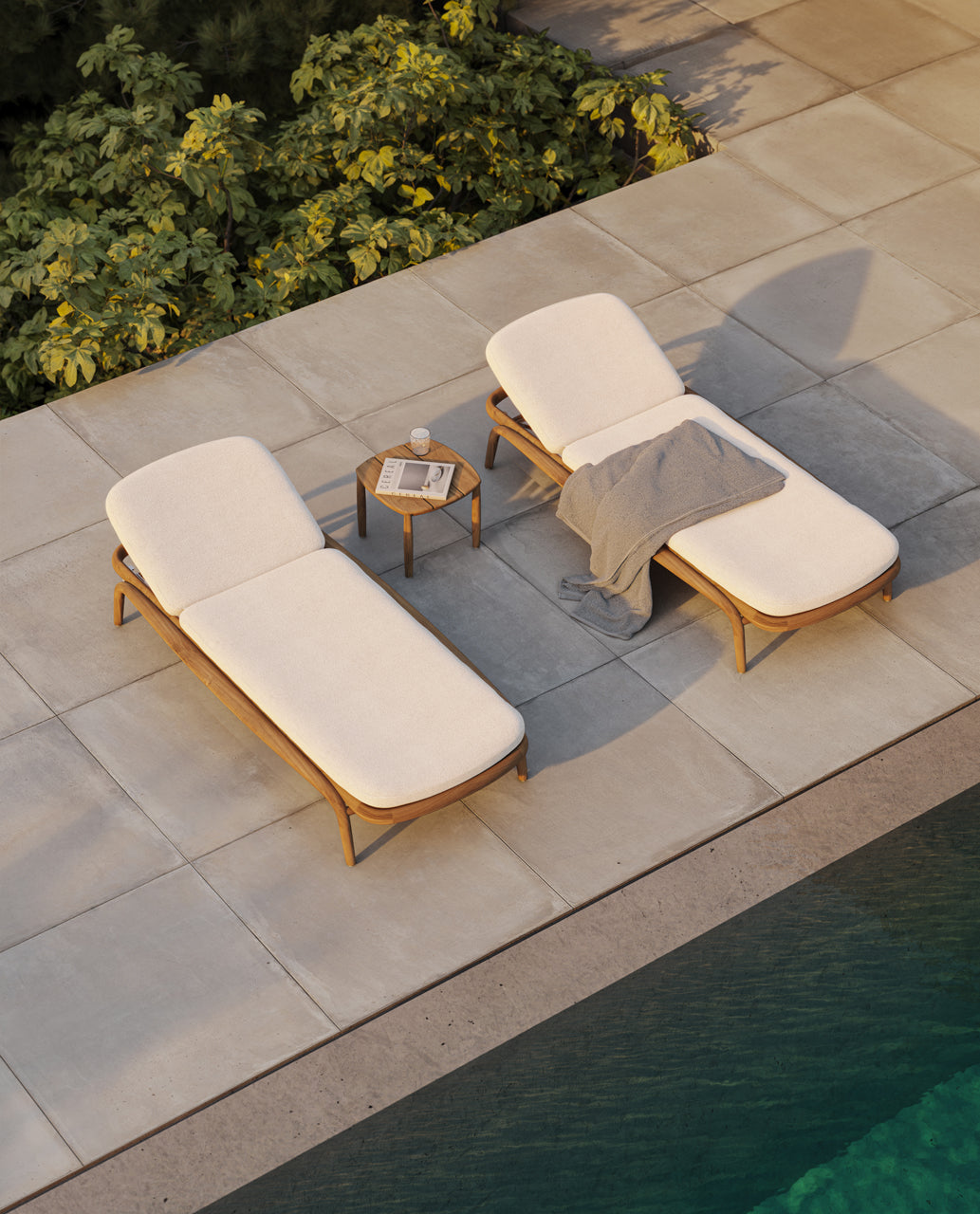Fusta 54881 Sun Lounger Table