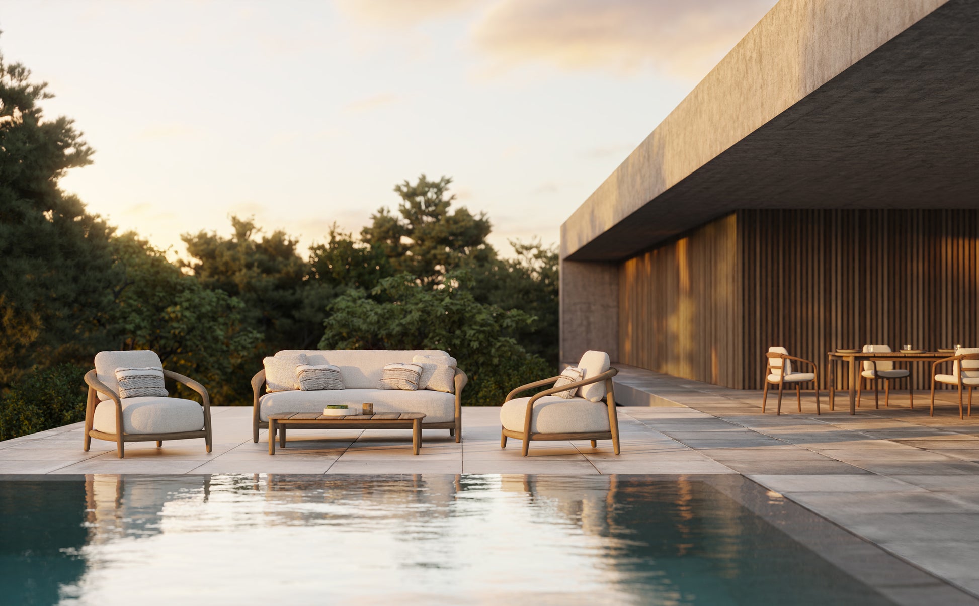 Fusta 54881 Sun Lounger Table