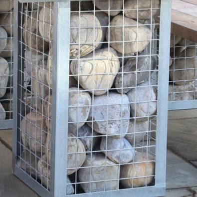 Gabion Bench-Woodberry-Contract Furniture Store