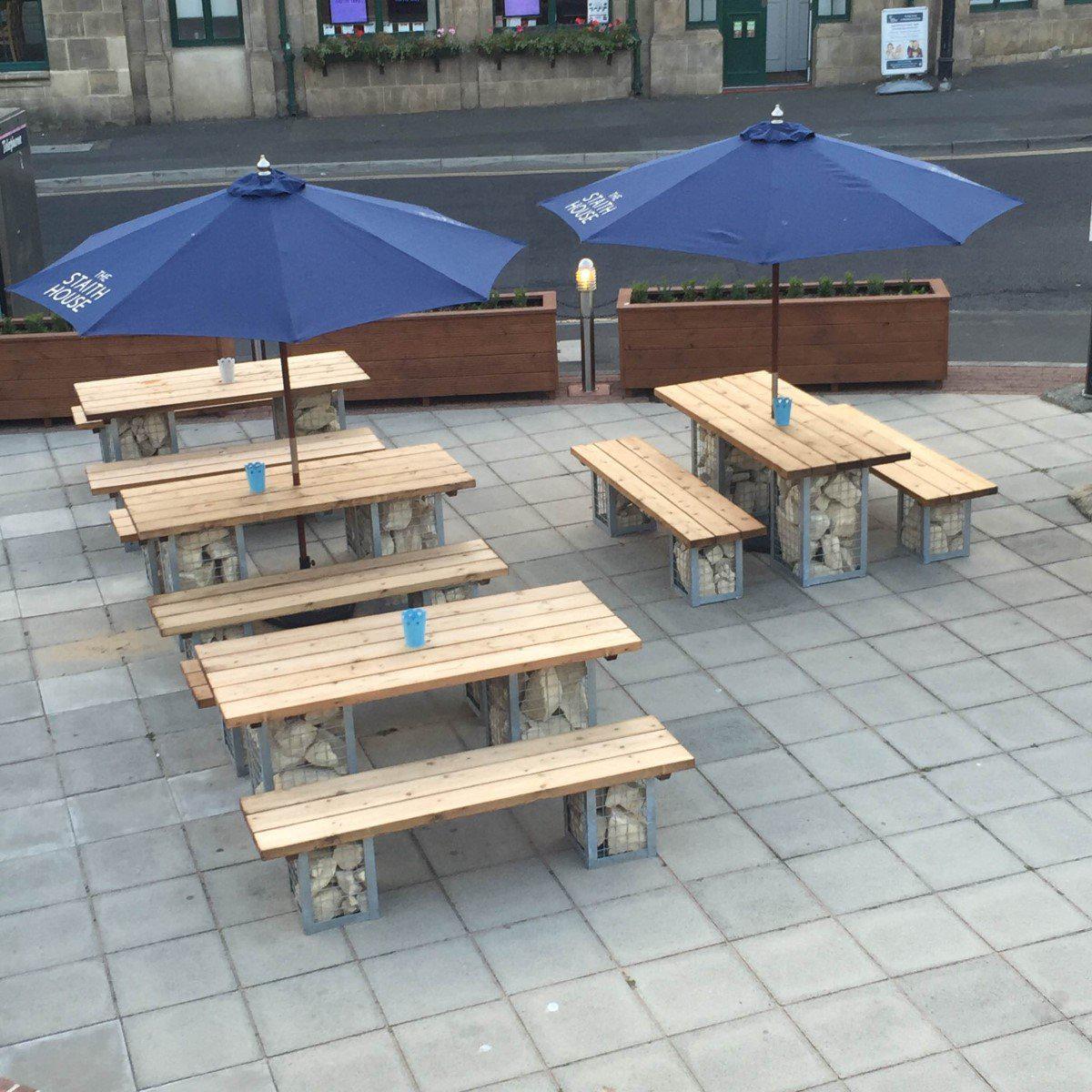 Gabion Dining Table