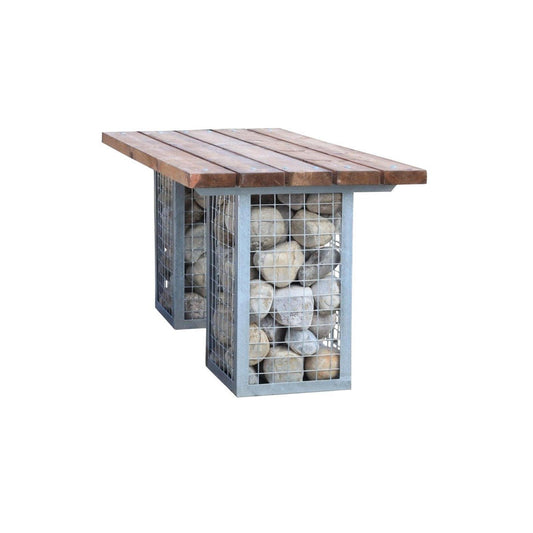 Gabion Dining Table-Contract Furniture Store for hospitality, leisure & commercial projects