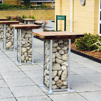 Gabion Poseur Table