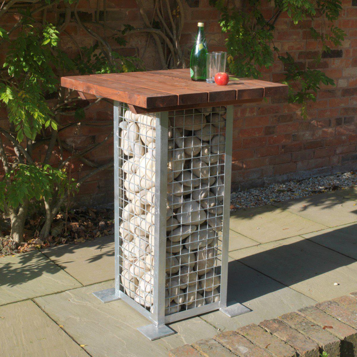 Gabion Poseur Table