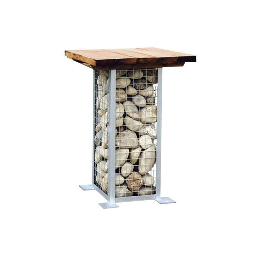 Gabion Poseur Table-Contract Furniture Store for hospitality, leisure & commercial projects