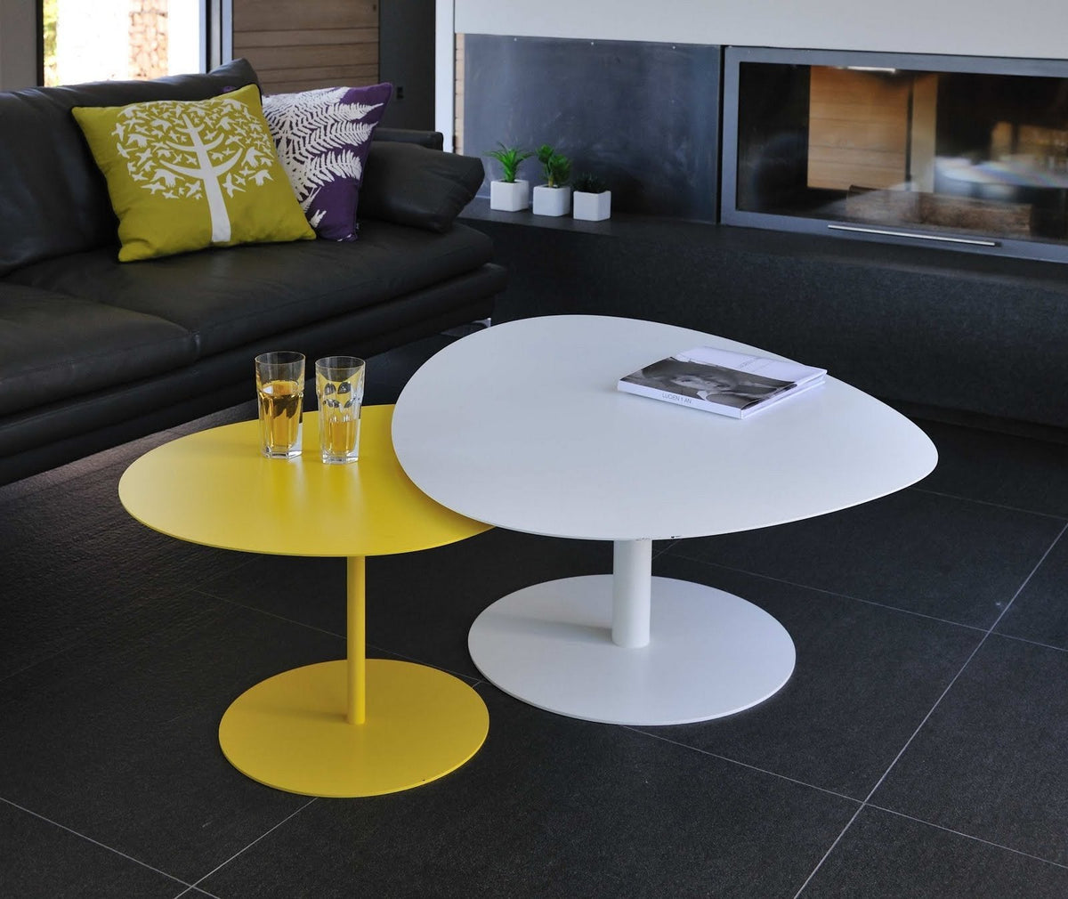 Galet XL Low Table-Matière Grise-Contract Furniture Store