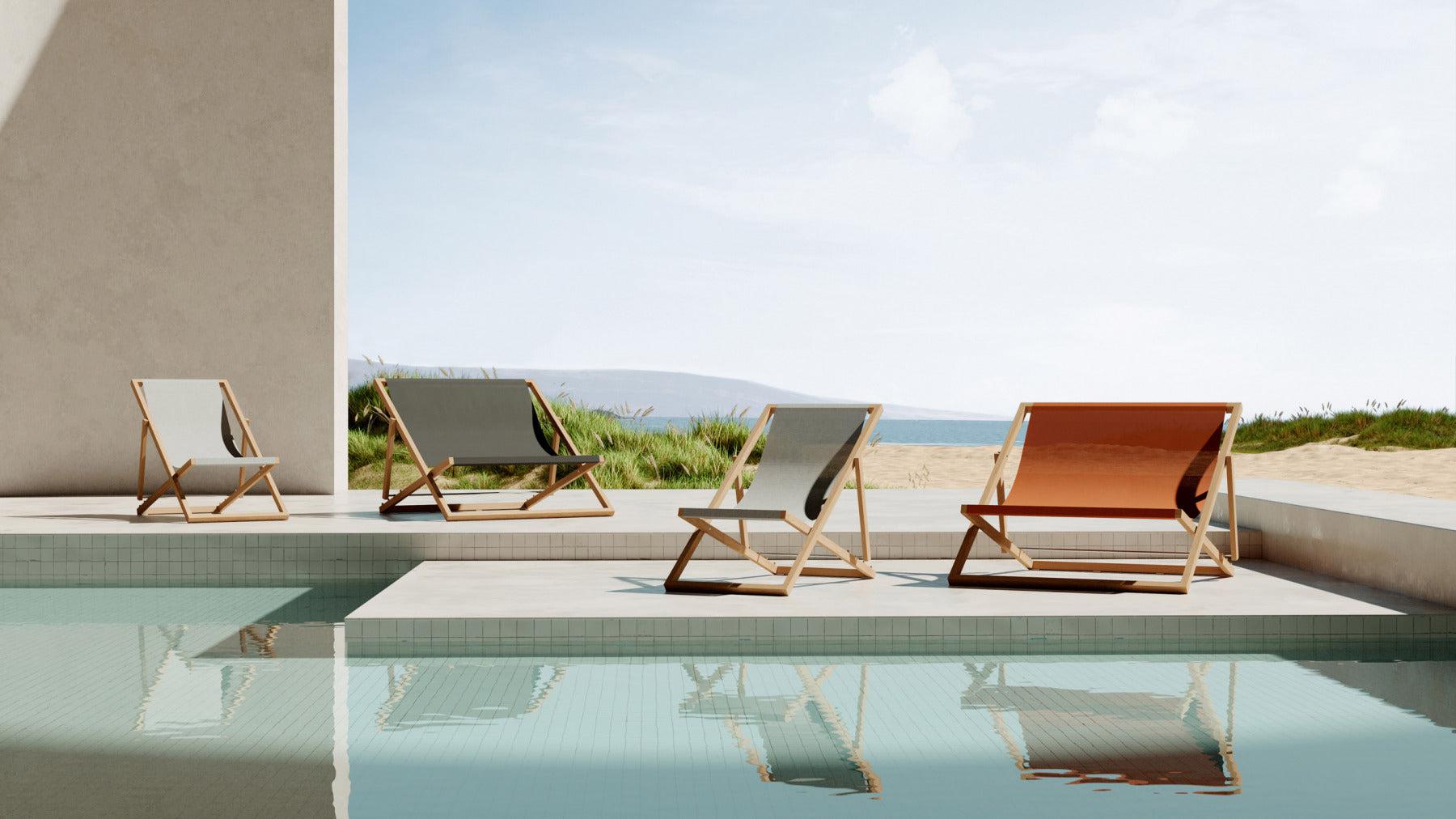 Gandula Double Deckchair-Contract Furniture Store for hospitality, leisure & commercial projects