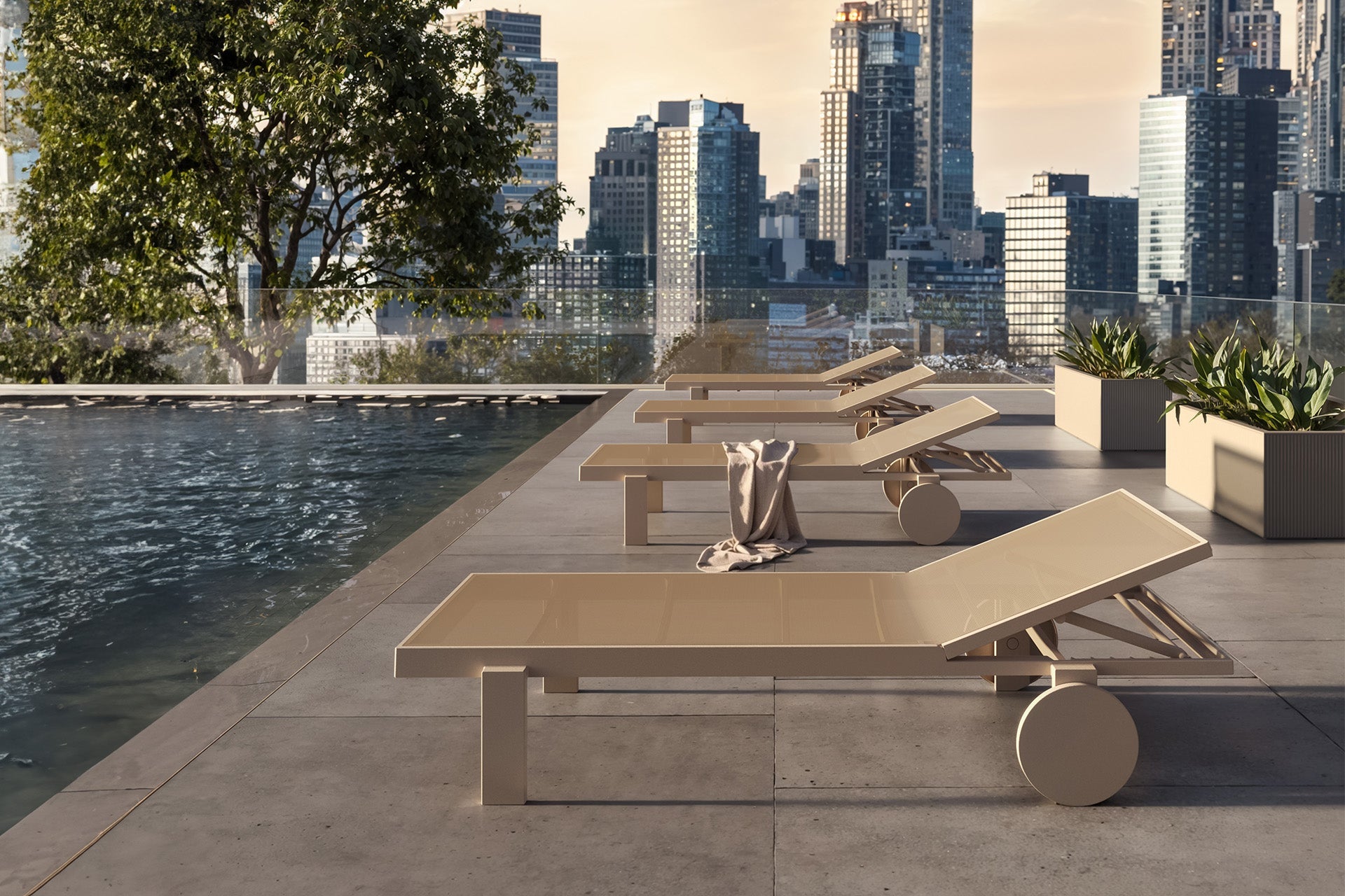 Gatsby Sun Lounger-Contract Furniture Store for hospitality, leisure & commercial projects