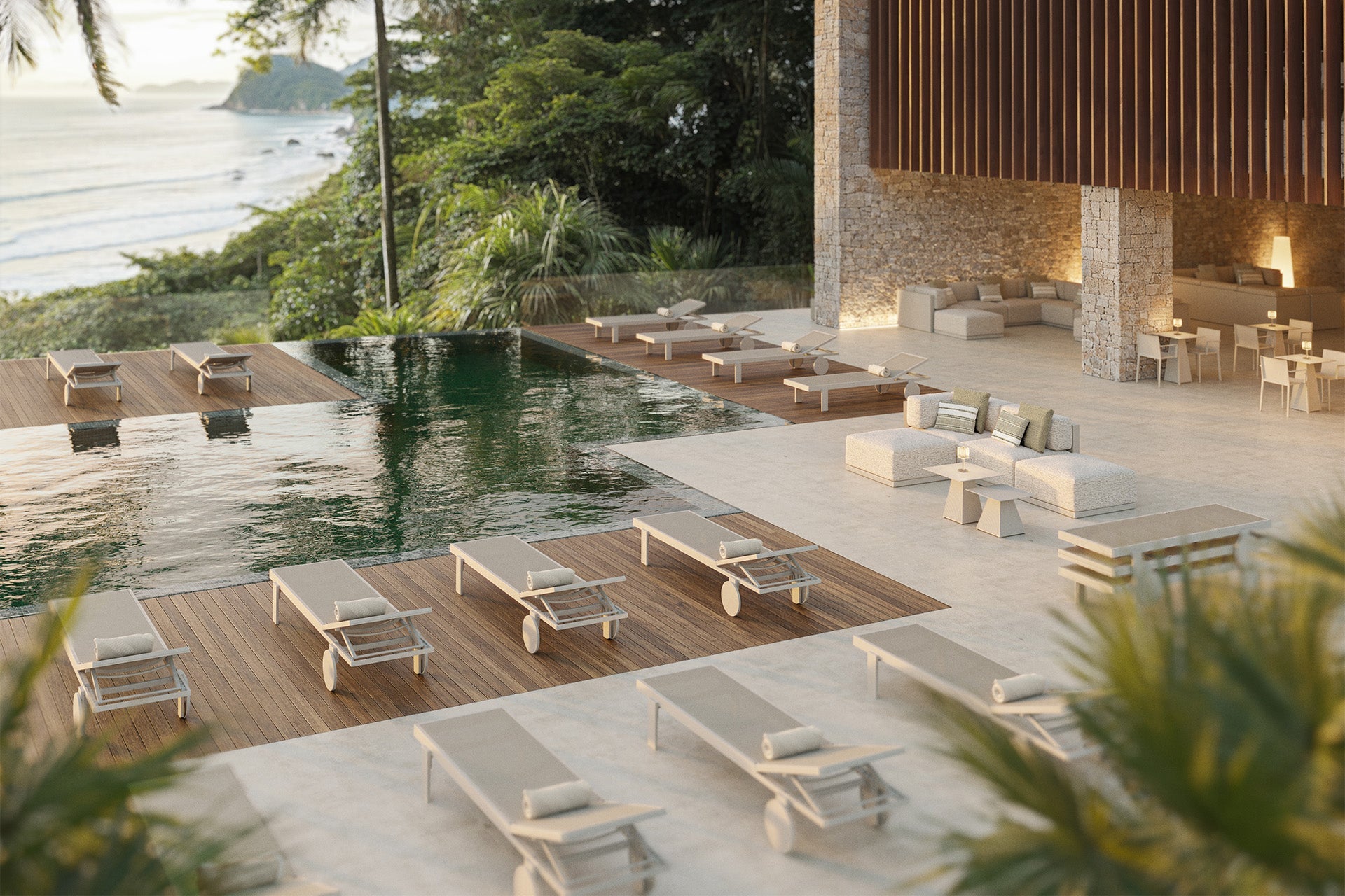 Gatsby Sun Lounger-Contract Furniture Store for hospitality, leisure & commercial projects