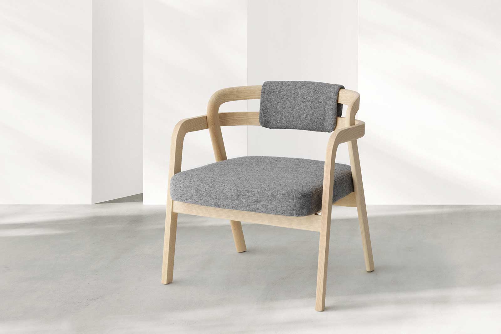 Genea Lazy Lounge Chair-Contract Furniture Store for hospitality, leisure & commercial projects