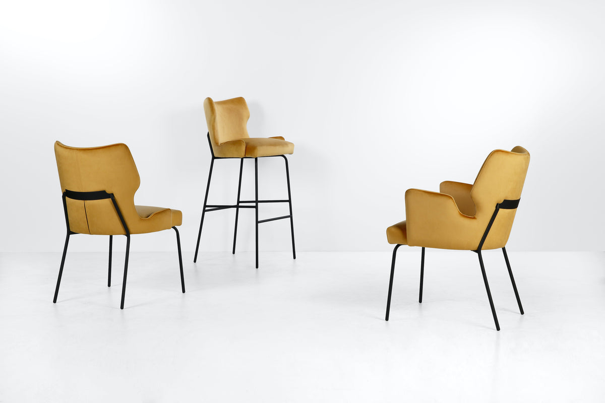 Gent Metal/A Armchair-Contractin-Contract Furniture Store