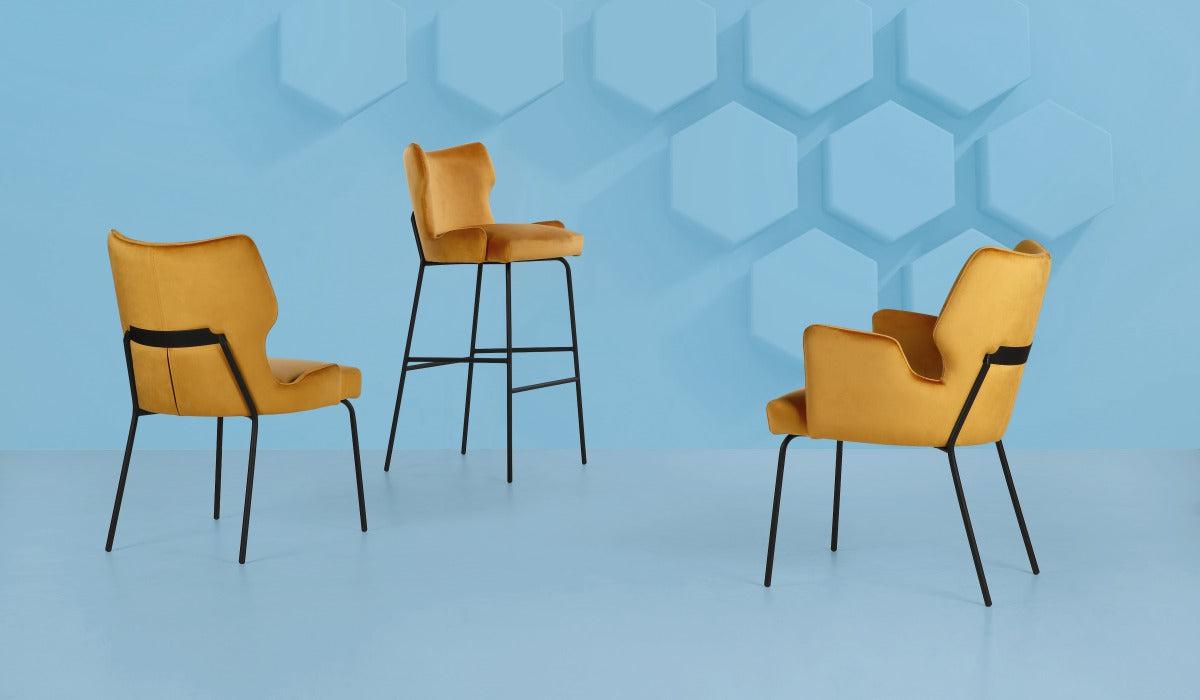 Gent Metal/S Side Chair-Contract Furniture Store for hospitality, leisure & commercial projects
