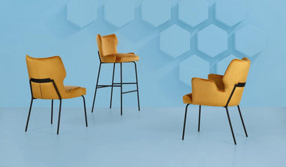 Gent Metal/S Side Chair-Contract Furniture Store for hospitality, leisure & commercial projects
