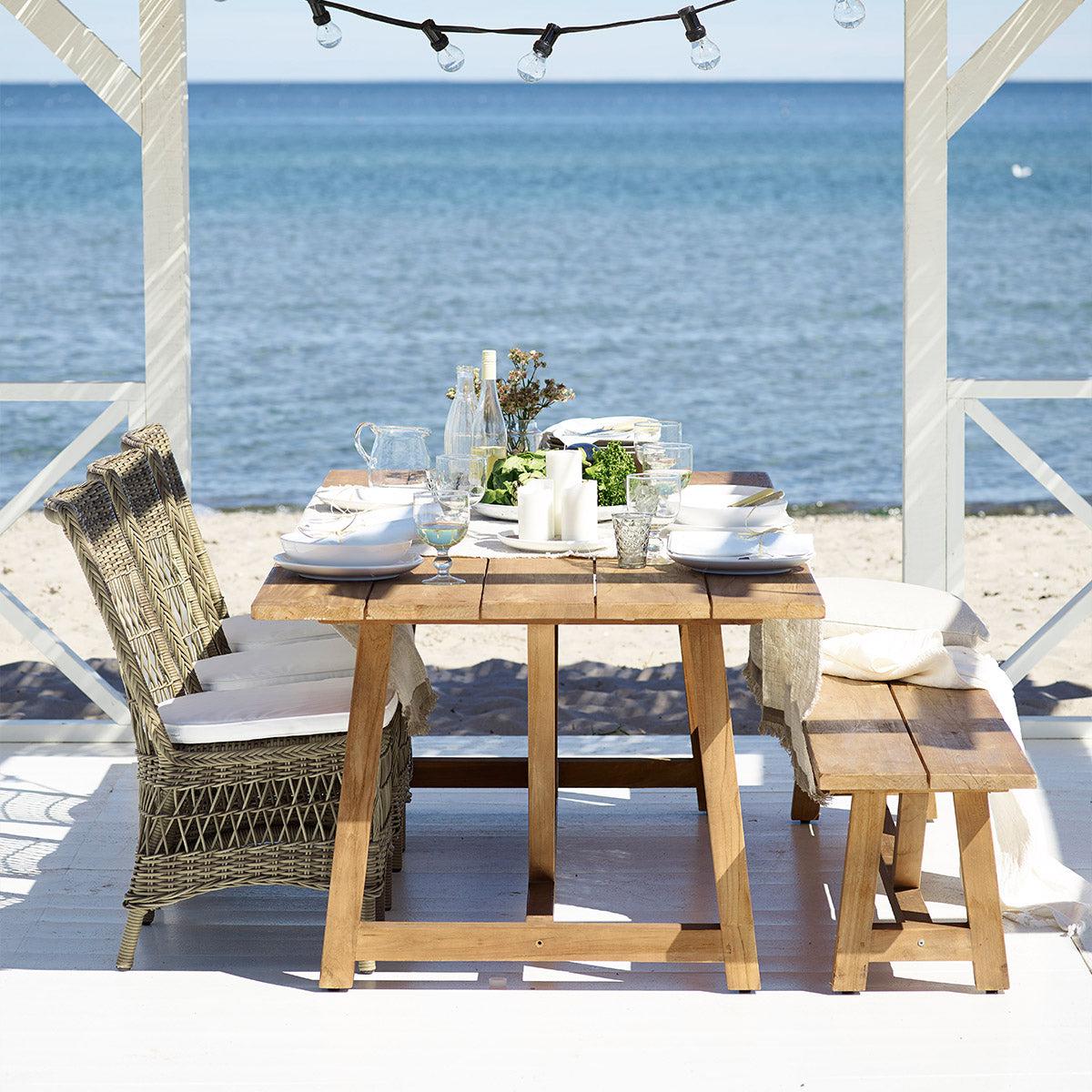 George Teak Rectangular Dining Table-Contract Furniture Store for hospitality, leisure & commercial projects