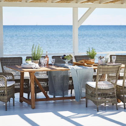 George Teak Rectangular Dining Table-Contract Furniture Store for hospitality, leisure & commercial projects