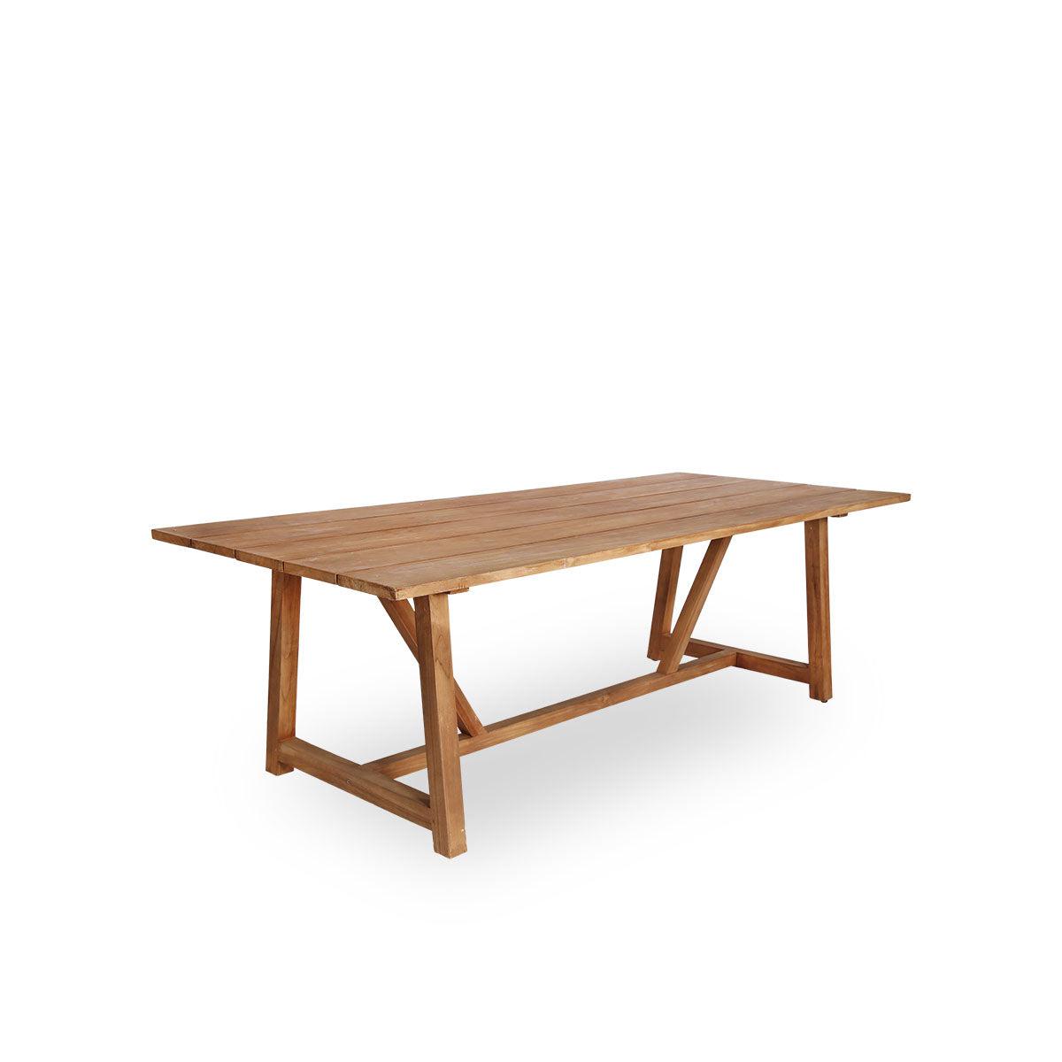 George Teak Rectangular Dining Table-Contract Furniture Store for hospitality, leisure & commercial projects