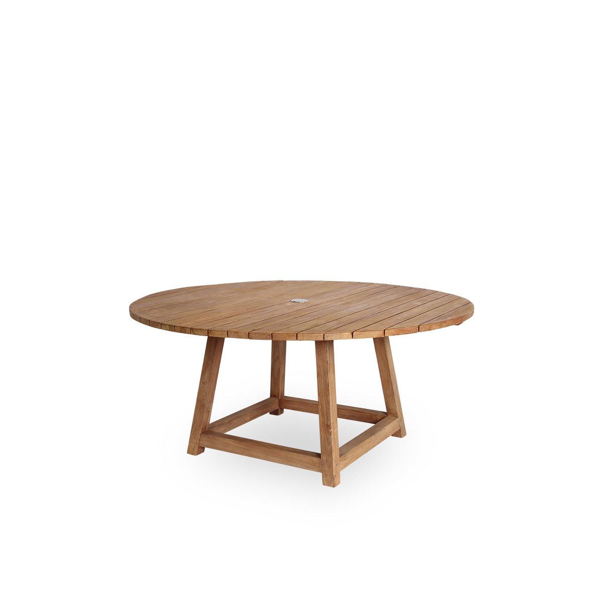 George Teak Round Dining Table-Contract Furniture Store for hospitality, leisure & commercial projects