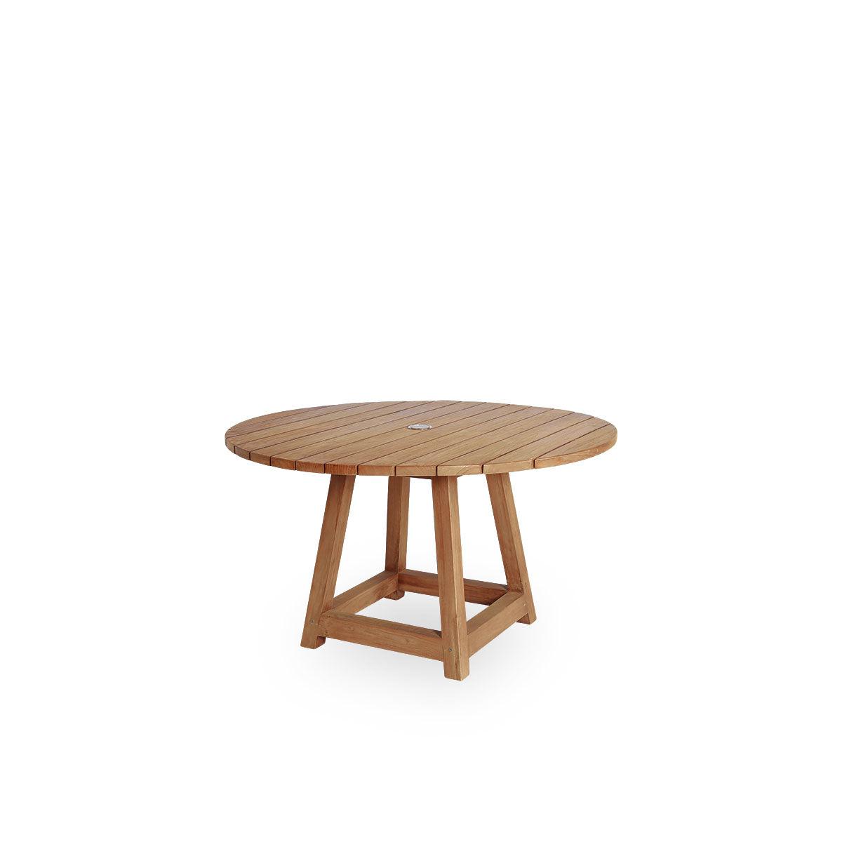 George Teak Round Dining Table-Contract Furniture Store for hospitality, leisure & commercial projects