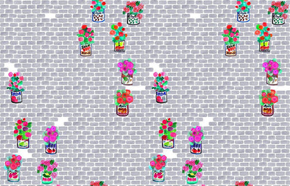 Gerani Wallpaper-Contract Furniture Store for hospitality, leisure & commercial projects