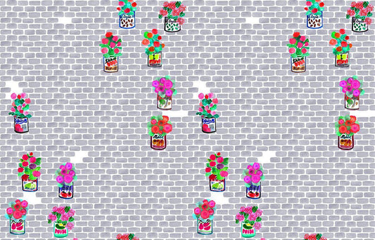 Gerani Wallpaper-Contract Furniture Store for hospitality, leisure & commercial projects