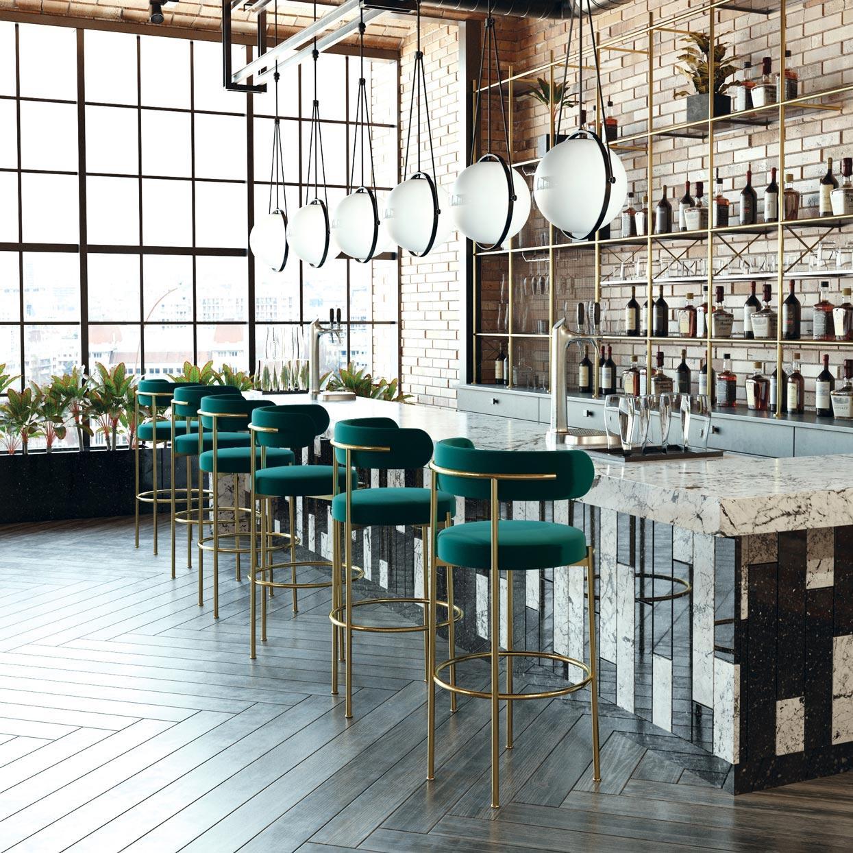 Giotto High Stool-Contract Furniture Store for hospitality, leisure & commercial projects