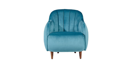 Glamour Flute Wood Lounge Chair