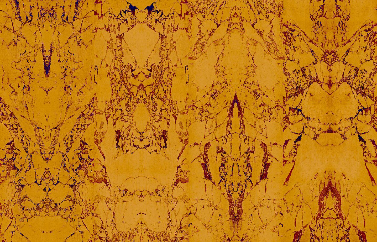 Gold Metallic Marble Wallpaper