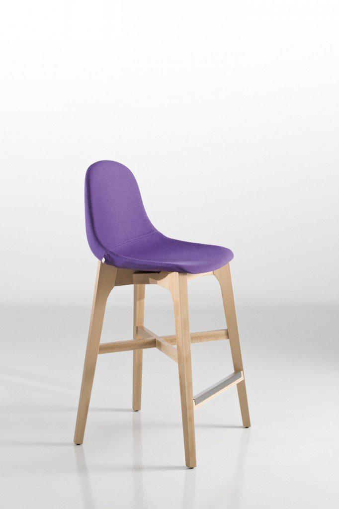 Gotham U Wood High Stool