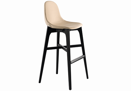 Gotham U Wood High Stool