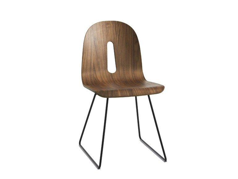 Gotham Woody Side Chair c/w Sled Base-Chairs &amp; More-Contract Furniture Store