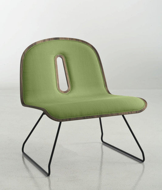 Gotham Woody U Sled Lounge Chair