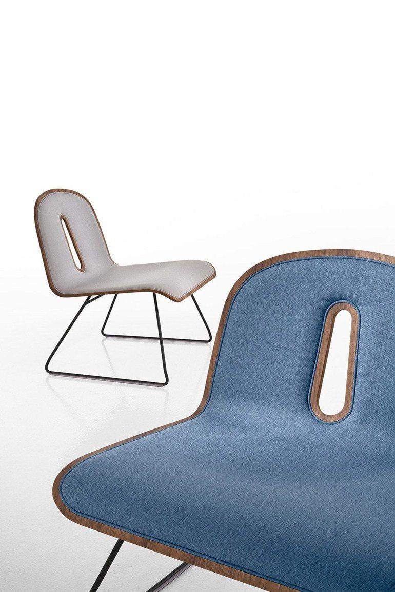 Gotham Woody U Sled Lounge Chair