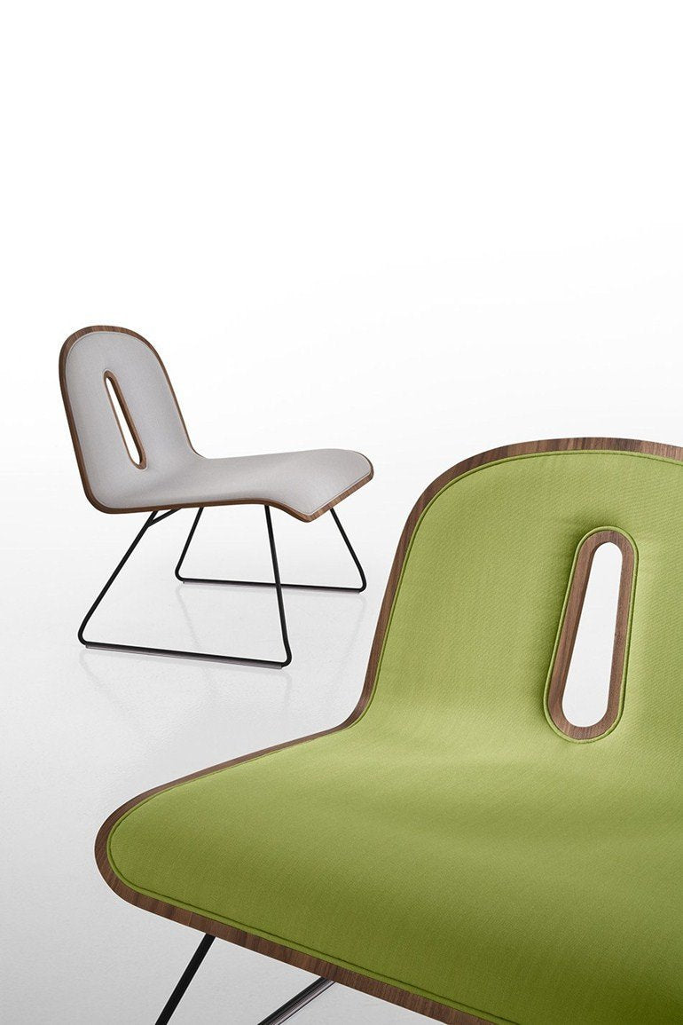 Gotham Woody U Sled Lounge Chair