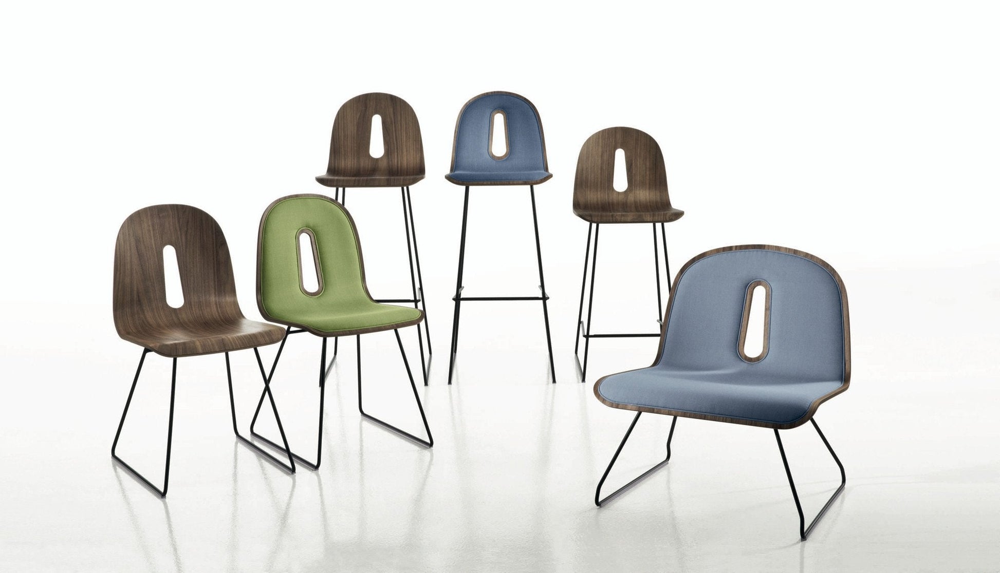 Gotham Woody U Sled Side Chair