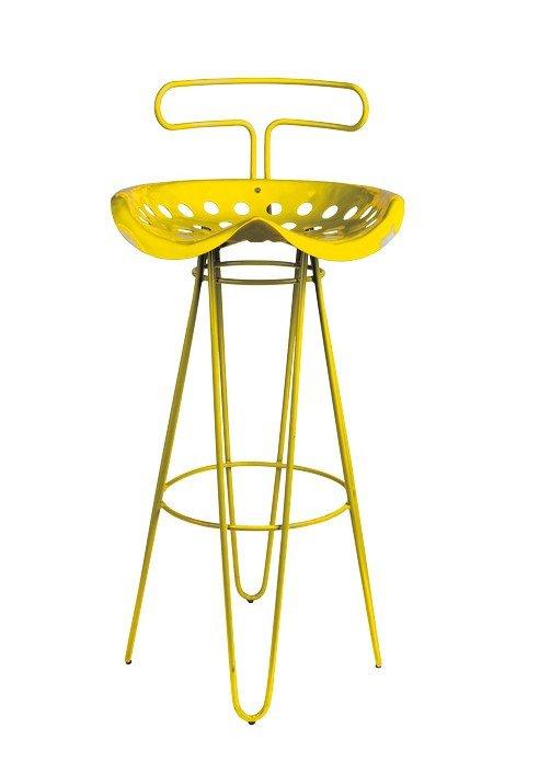 Gouvy Back High Stool