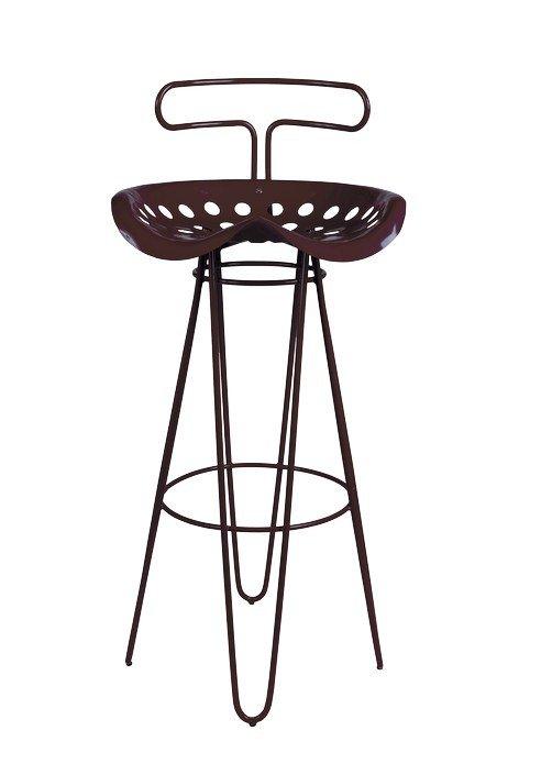 Gouvy Back High Stool