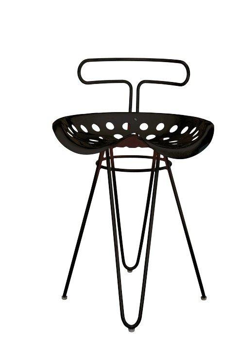 Gouvy Back Low Stool-Contract Furniture Store for hospitality, leisure & commercial projects