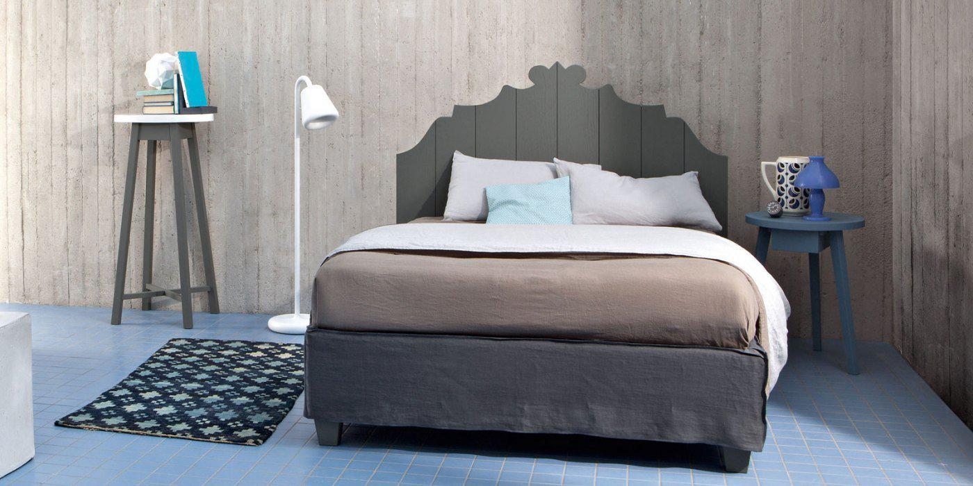 Gray 80 Double Bed